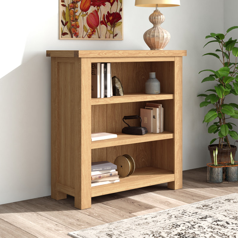 Gracie Oaks Liberty 90Cm H x 85Cm W Solid Wood Standard Bookcase & Reviews Wayfair.ie